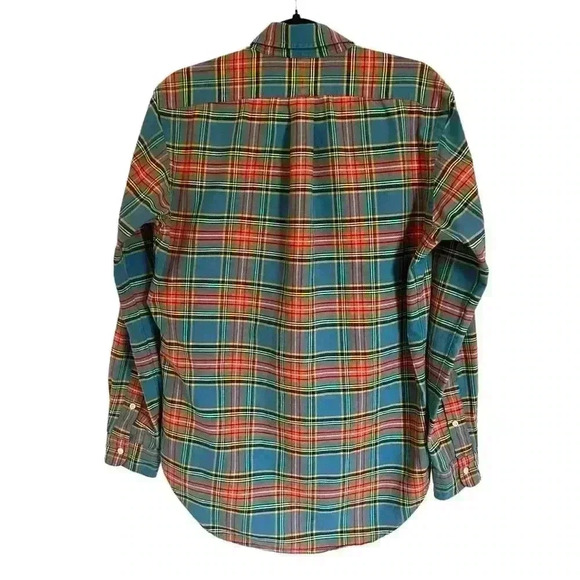 Vintage POLO RALPH LAUREN Plaid Button Down Long Sleeve Check Shirt Men's Small - Picture 5 of 7